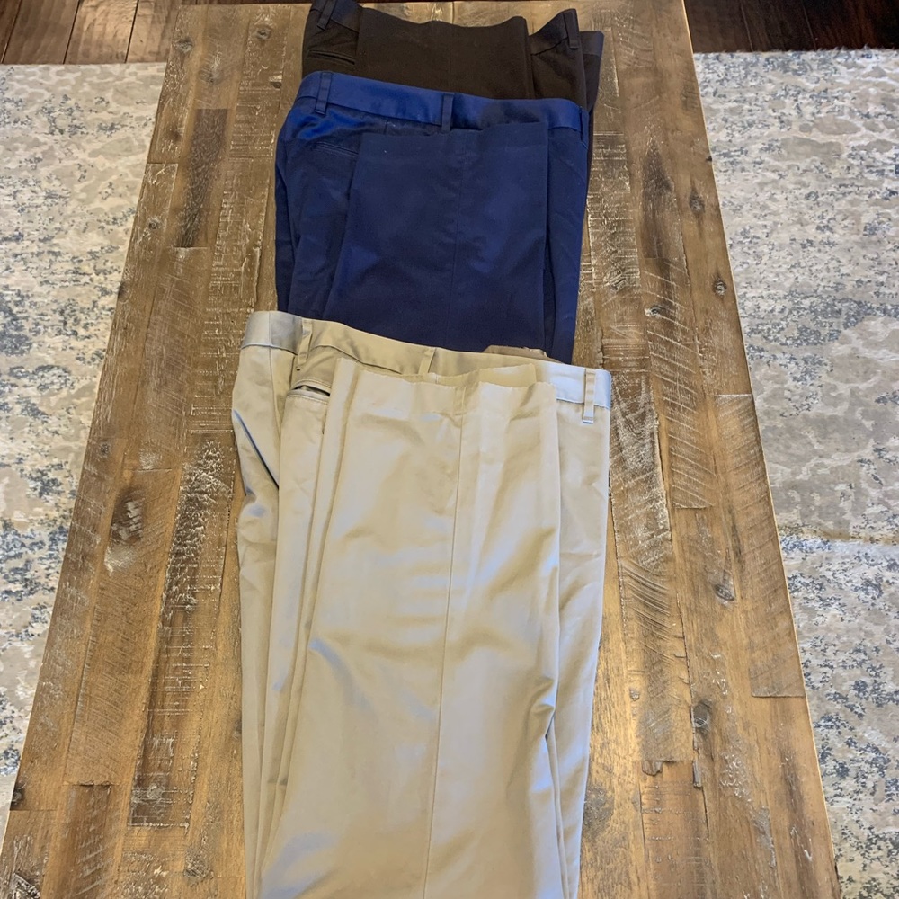 Three pairs of bonobos weekday chinos